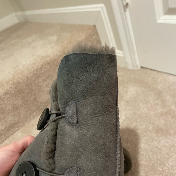 UGG Grey Bailey Button Boots - Picture 4 of 15